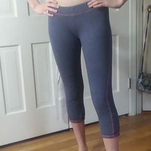 Soffe 3 Quarter Sweat Pants (Grey w/ Pink lining)